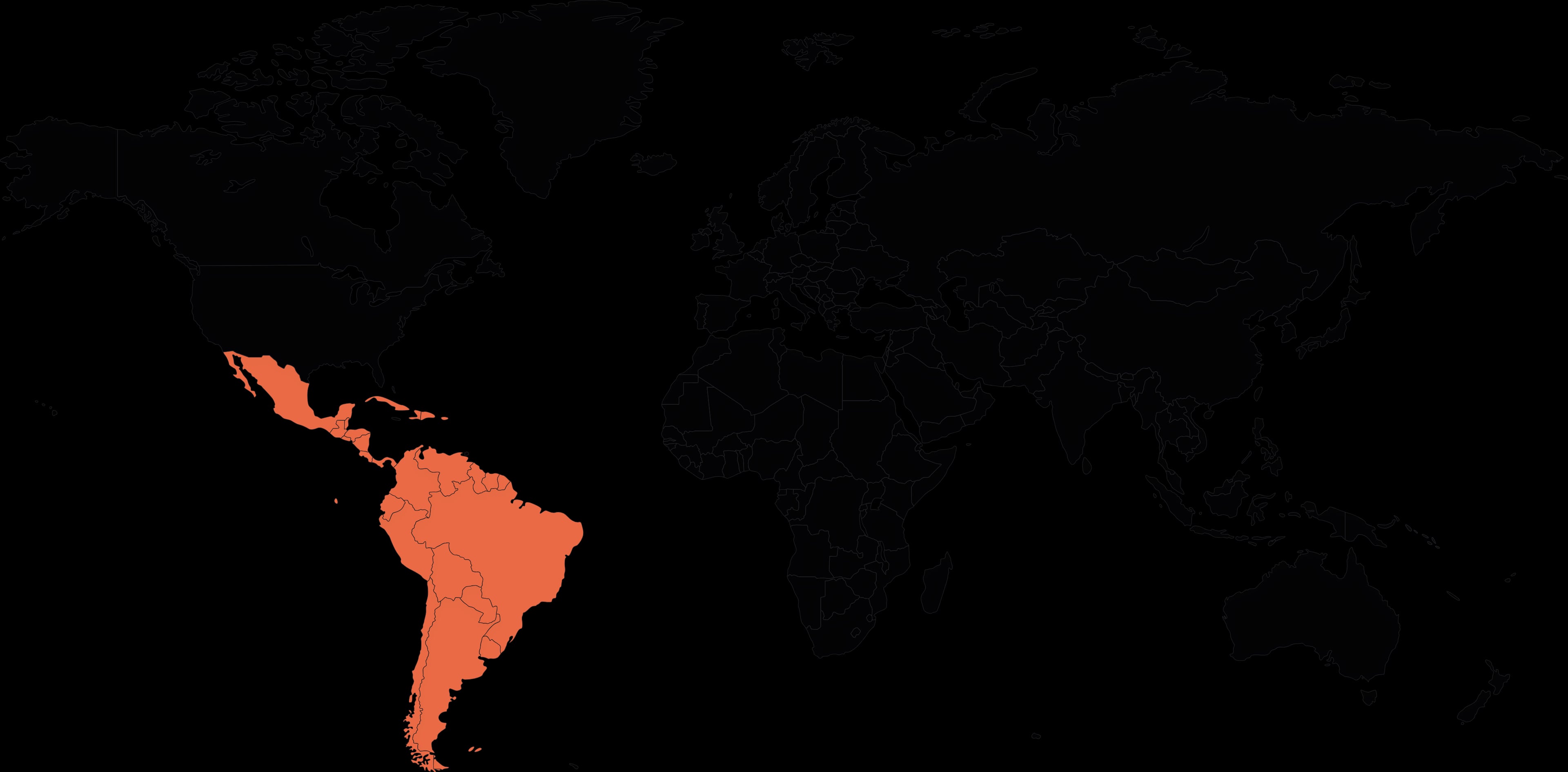 Central and South America coverage